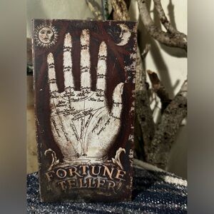 Fortune Teller Decorative Hidden storage book Box with magnetic closure